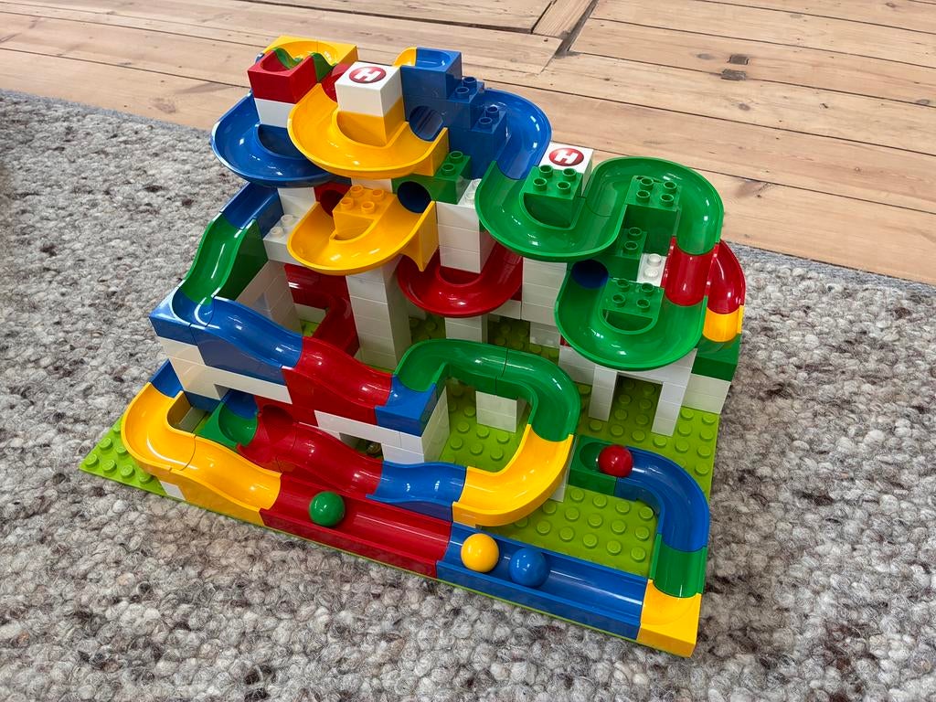 Hubelino Duplo Circuit à billes - Knilkerbaan, Ophalen of Verzenden, Gebruikt