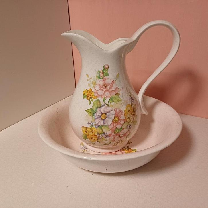 Cruche + Bassin, Antiek en Kunst, Antiek | Woonaccessoires, Ophalen of Verzenden