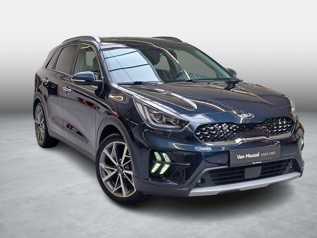 Kia Niro Sense 1.6 GDi HEV 6DCT - Navi - CarPlay - Leder - S, Auto's, Kia, Stof, 2 kWh, 86 g/km, 5 zetels