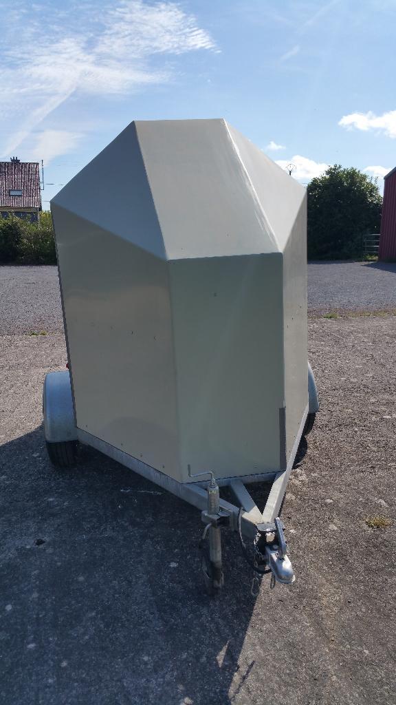 Remorque polyester pour grosse moto, Autos : Divers, Remorques, Utilisé, Enlèvement