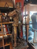 Beeld Duitse Bergbau/Minenbau in gips , 1m hoog, Verzamelen, Ophalen