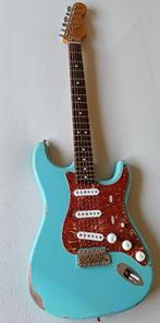 Custom Strat 60 Ash Aquatone Blue Nitro Relic, Musique & Instruments, Instruments à corde | Guitares | Électriques, Enlèvement