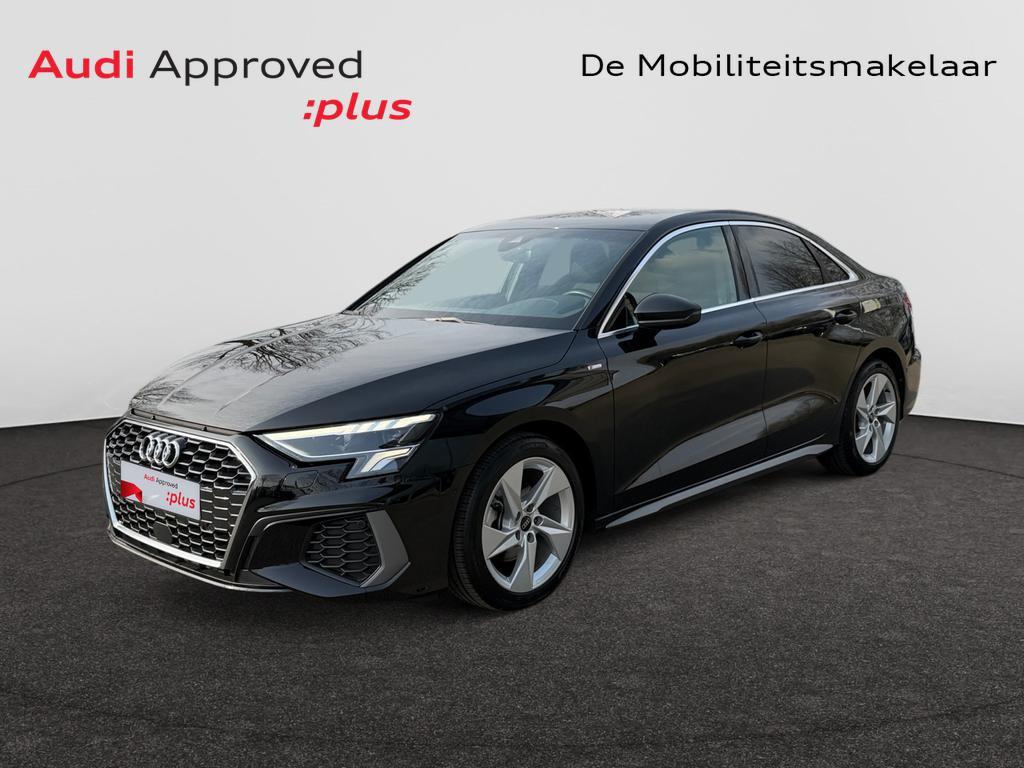 Audi A3 Sedan A3 30 TDi Business Edition S line S tronic, Automaat, Navigatiesysteem, Zwart, Diesel