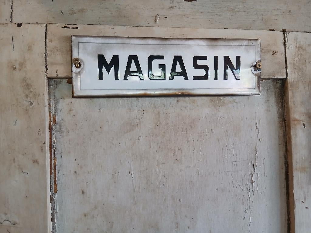 Ancienne plaque émaillée, Antiquités & Art, Enlèvement ou Envoi