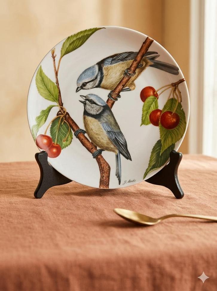 Assiette porcelaine allemande Goebel, Antiek en Kunst, Antiek | Porselein, Ophalen