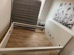 malm bed wit 160x200, Ophalen, Zo goed als nieuw, Wit