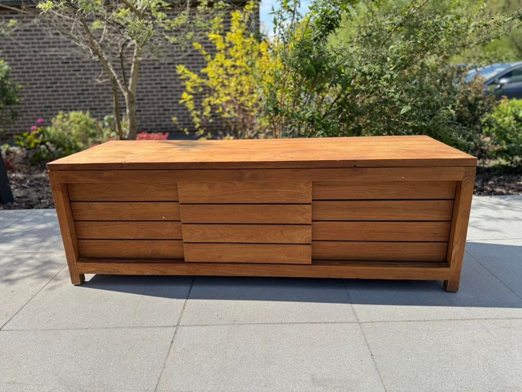 Meuble tv, Enlèvement, Comme neuf, Teck