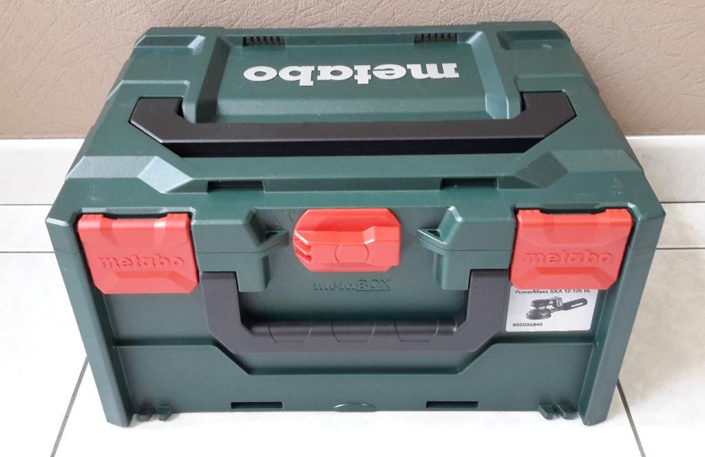 Schuurmachine METABO 12V 4.0ah Powermaxx 125mm( NIEUW ), Bricolage & Construction, Outillage | Ponceuses, Enlèvement ou Envoi
