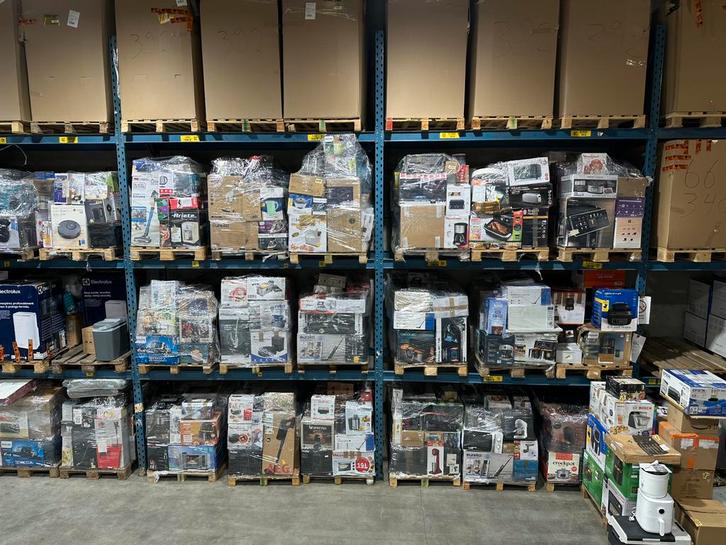 Mix Palletten Retourgoederen – Huishoudtoestellen, Divers, Lots de brocante, Comme neuf, Enlèvement