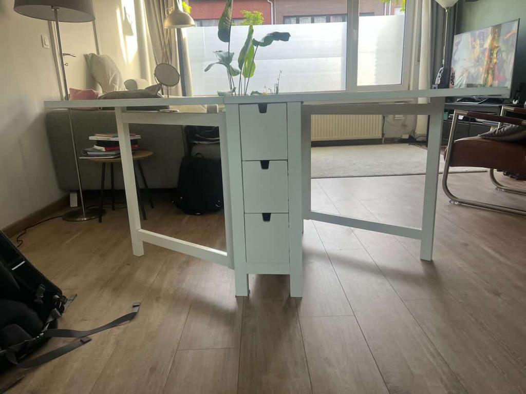 IKEA Norden klaptafel te koop – €100, Ophalen, 50 tot 100 cm, 150 tot 200 cm, Zo goed als nieuw