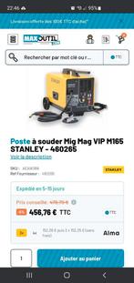 Poste à souder STANLEY MIG/MAG VIP M165 neuf, Enlèvement ou Envoi, Neuf