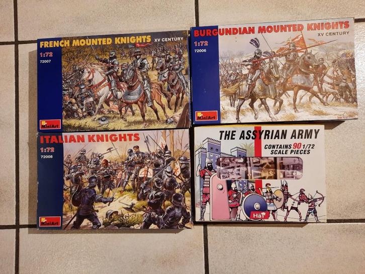 Ridderfiguurtjes : Miniart - häT, Collections, Jouets miniatures, Comme neuf, Enlèvement ou Envoi