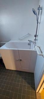 Zitbad, senioren bad met jacuzzziefunctie, Huis en Inrichting, Badkamer | Complete badkamers, Ophalen, Zo goed als nieuw