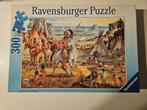 Puzzel Ravensburger 300 stukjes De indianen, Kinderen en Baby's, Ophalen of Verzenden, Meer dan 50 stukjes, Gebruikt