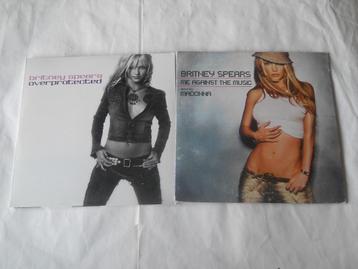 2 CD SINGLES - BRITNEY SPEARS, Cd's en Dvd's, 2 t/m 5 singles, Verzenden, Zo goed als nieuw, Dance