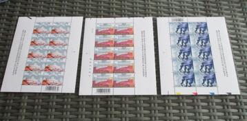 3 st. Postfris - Postzegelvellen  - Brugge 2002 beschikbaar voor biedingen