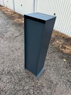 Brievenbus alu antraciet gepoederlakt, Tuin en Terras, Brievenbussen, Ophalen, Nieuw, Aluminium, Staande brievenbus