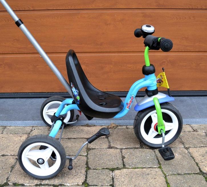 Puky driewieler. Met duwstang. Topstaat, 100% perfect., Fietsen en Brommers, Fietsen | Driewielers, Zo goed als nieuw, Duwstang