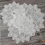 Witte kanten gehaakt tafelkleed SNELLE GRATIS LEVERING