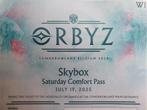 Tomorrowland Skybox Comfort Passes 19 July, incl. parking, Drie personen of meer, Juli