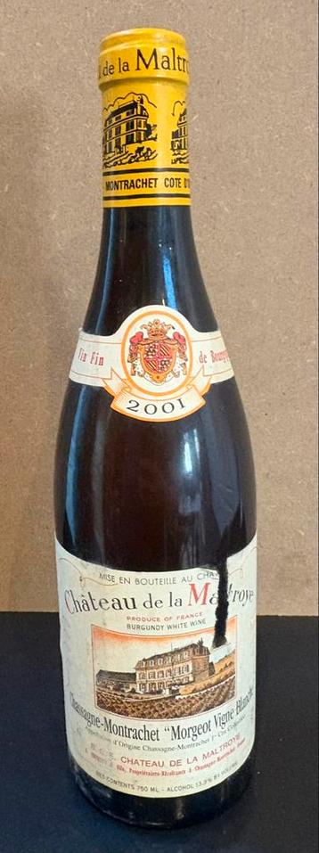 Château De la Maltroye chassagne-montrachet vigne blanc 2001 beschikbaar voor biedingen