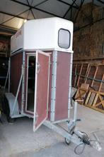 paardentrailer, Dieren en Toebehoren, Paarden en Pony's | Trailers en Aanhangwagens, Ophalen, Gebruikt, Hout, 1½-paards trailer