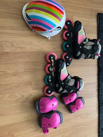 Rolschaatsen maat 33-37 met beschermers beschikbaar voor biedingen