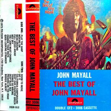 John Mayall - Le meilleur de (cassette), Enlèvement ou Envoi, Originale, Comme neuf, 1 cassette audio