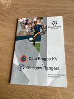 3-3-1993 club brugge- glasgow rangers, Verzamelen, Ophalen, Gebruikt, Boek of Tijdschrift