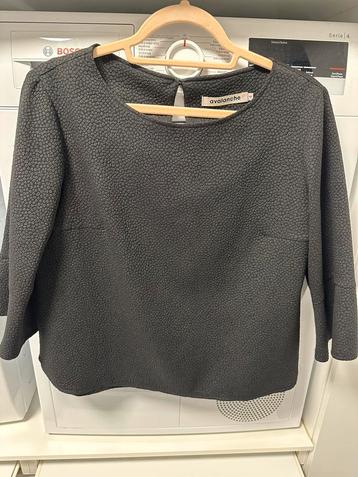 Zwarte blouse Avalanche, Taille 42/44 (L), Enlèvement ou Envoi, Avalanche, Comme neuf