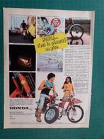 Honda - publicité papier - 1972, Verzamelen, Merken en Reclamevoorwerpen, Ophalen of Verzenden, Gebruikt, Overige typen