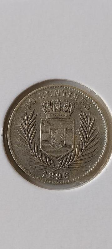 État libre du Congo 50 cents 1896