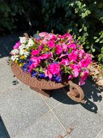 Pot de fleurs ancien en fonte, Jardin & Terrasse, Bacs à fleurs & Jardinières, Enlèvement, Utilisé