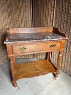 Console - Table (Bois/Marbre), Antiek en Kunst, Ophalen