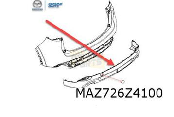 Mazda CX-5 (10/21-) achterbumper onderspoiler (zwart) Origin