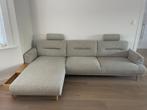 3-zits zitbank met longchair, Ophalen, Gebruikt, Stof