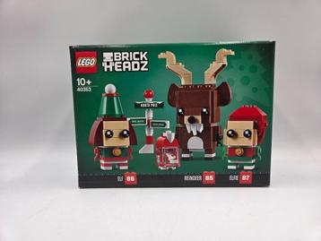 Lego Brickheadz Kerst 40353 Reindeer, Elf & Elfie beschikbaar voor biedingen
