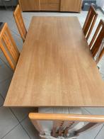 Gratis af te halen tafel + 5 stoelen, Ophalen, Zo goed als nieuw