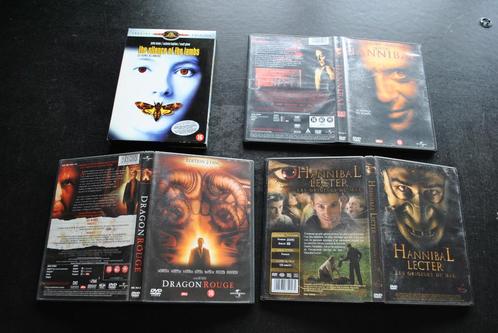 4 DVD Le Silence des agneaux Hannibal Lecter Dragon Rouge, CD & DVD, DVD | Thrillers & Policiers, Utilisé, Thriller d'action, Enlèvement ou Envoi