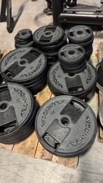 370kg Technogym Pu Gewichten ( Diameter 50mm ), Sport en Fitness, Fitnessmaterialen, Ophalen, Gebruikt, Halterschijven