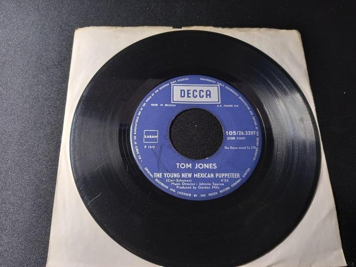 Tom Jones – The Young New Mexican Puppeteer '7, Cd's en Dvd's, Vinyl Singles, Gebruikt, Single, Overige genres, 7 inch, Ophalen of Verzenden
