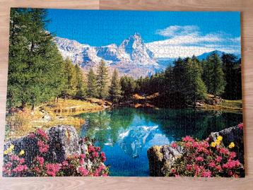 Gratis puzzel op hout. Met ophangklemmetjes. beschikbaar voor biedingen