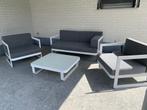 Loungeset Bristol wit aluminium, Jardin & Terrasse, Ensembles de jardin, Comme neuf, Enlèvement, 6 places, Sets de jardin