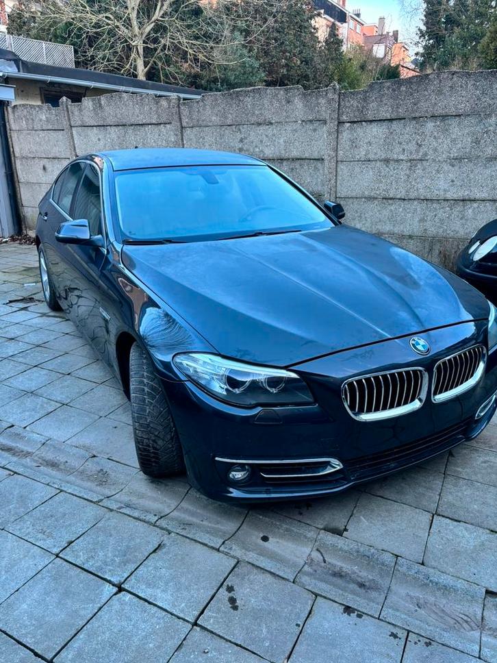 BMW 518d — 2015 — 2.0 Diesel- 173.000 km — Euro 6b, Auto's, BMW, Particulier, 5 Reeks, Lederen bekleding, Diesel, Euro 6, Berline