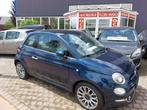 Fiat 500/2018/1200 benz./53.900km/11.000€, Parkeersensor, Blauw, Leder, Bedrijf