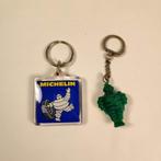 2 sleutelhangers - Vintage - Michelin - Bibendum, Verzamelen, Ophalen of Verzenden