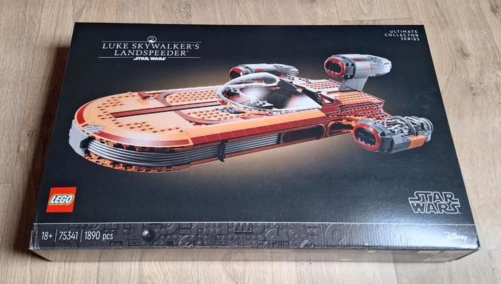 LEGO Star Wars Luke Skywalker’s Landspeeder - 75341, Hobby en Vrije tijd, Overige Hobby en Vrije tijd, Zo goed als nieuw, Ophalen