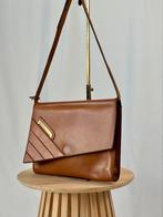 Vintage delvaux crossbody, Handtassen en Accessoires, Tassen | Damestassen, Ophalen, Gebruikt, Bruin, Handtas