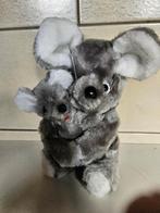 Knuffel dier moeder en kind koala beer grijs, Enlèvement, Neuf, Ours