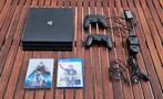 PlayStation 4 Pro 1TB Met 2 Controllers en Spelletjes, Ophalen of Verzenden, Zo goed als nieuw, Met 2 controllers, Pro